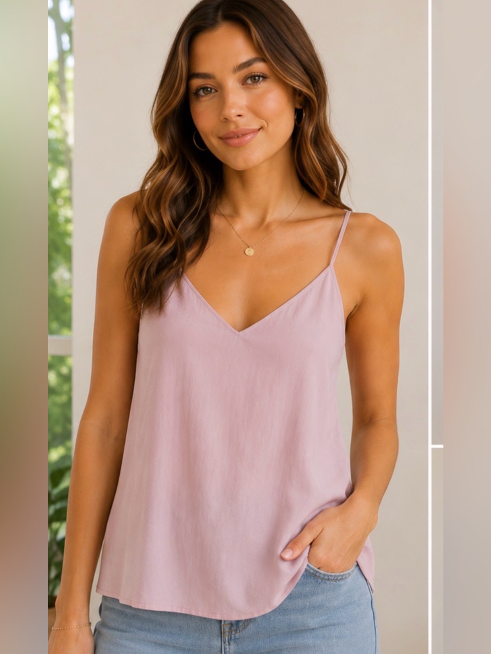Mustard Seed Blush Pink Wrap Cami – NWT Boutique | Size small